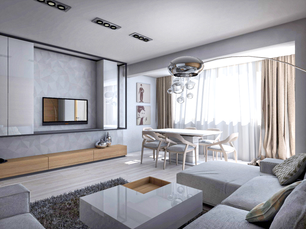 Fantastico Arredo Salone Moderno Arredare